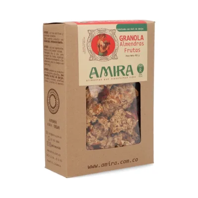 Granola  de Almendras y frutas AMIRA x 450g.