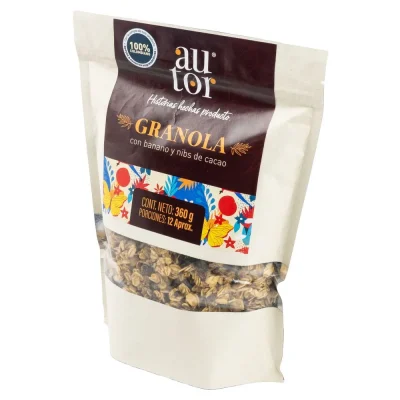 Granola AUTOR banano-cacao x 360 g
